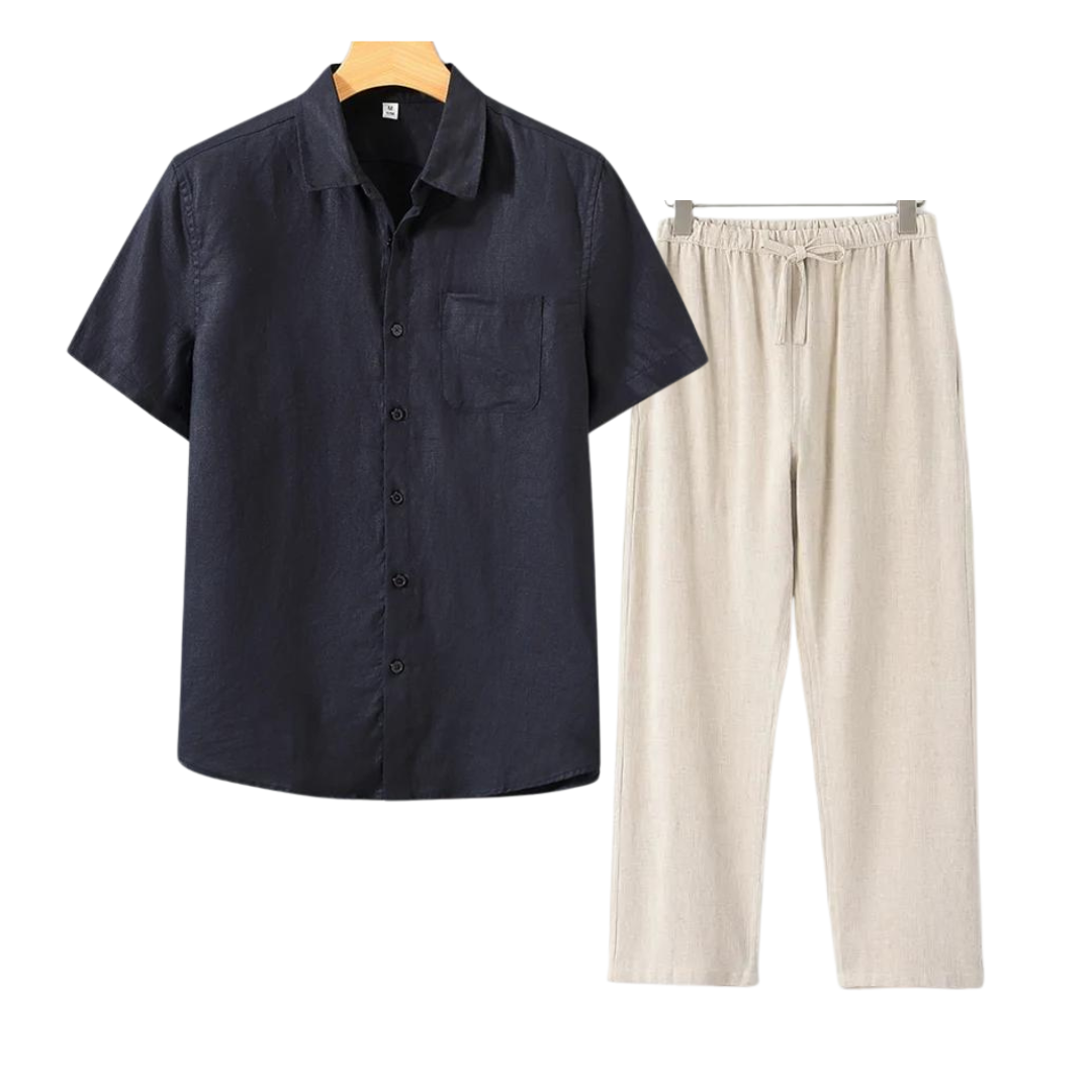 Old Money Linen Combo (Shortsleeve)