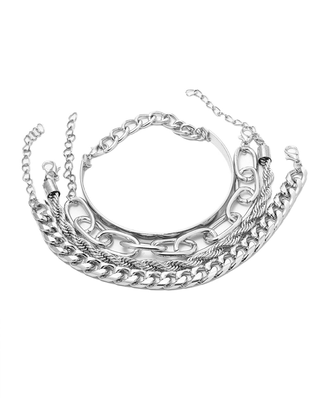 4-PIECE CUBAN CHAIN SET