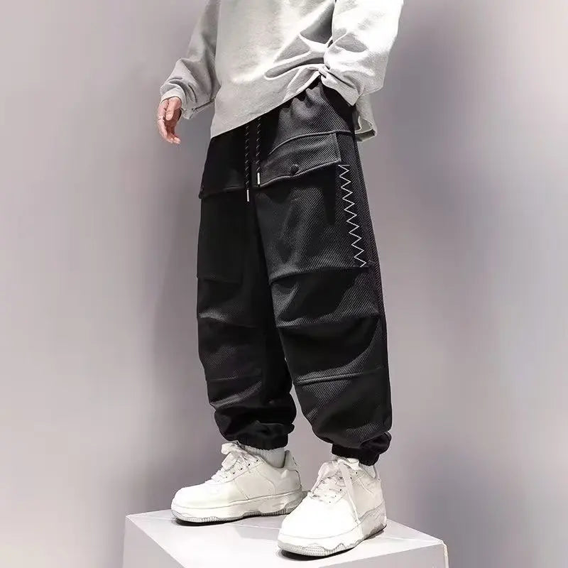 Jett™️ - Oversized Korean Streetwear Cargo Joggers